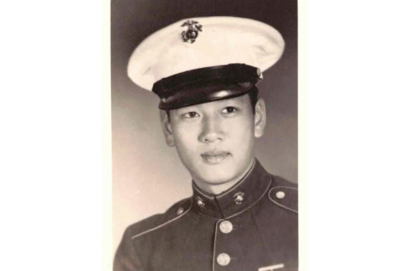 Franklin Chang at Camp Pendleton, before going to Korea.