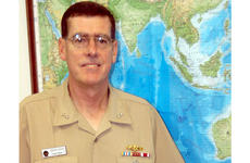Rear Adm. David Gove, who heads up Submarine Group 7 and commander task forces 74 and 54 out of Yokosuka Naval Base, Japan, is responsible for submarine activity on nearly half of the Earth’s surface.