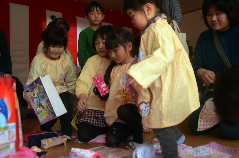 Children at the Hoikuen Aihara nursery school