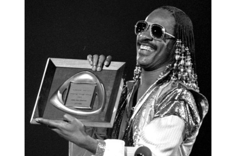 Stevie Wonder, at the 10th annual Tokyo Music Festival in 1981.