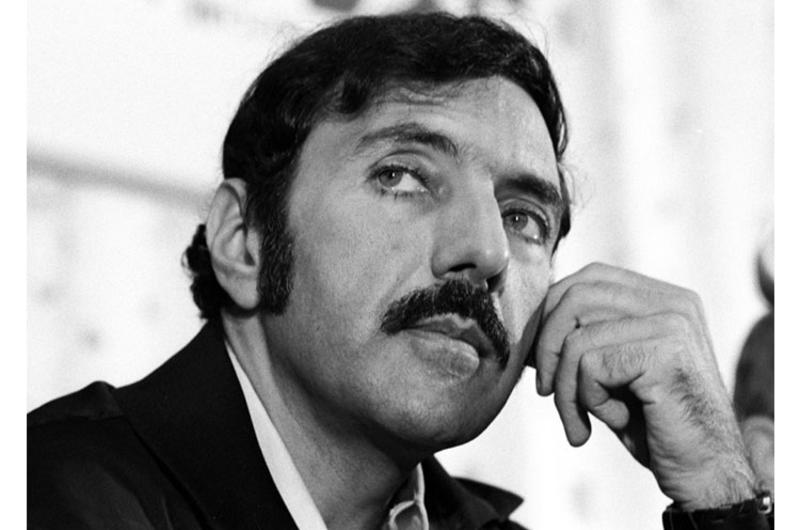 "The Exorcist" author William Peter Blatty at a news conference in Tokyo in 1974.