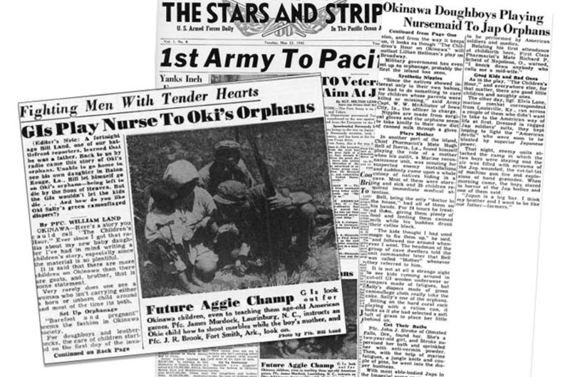 Stars and Stripes front page for May 22, 1945 - Pacific Edition