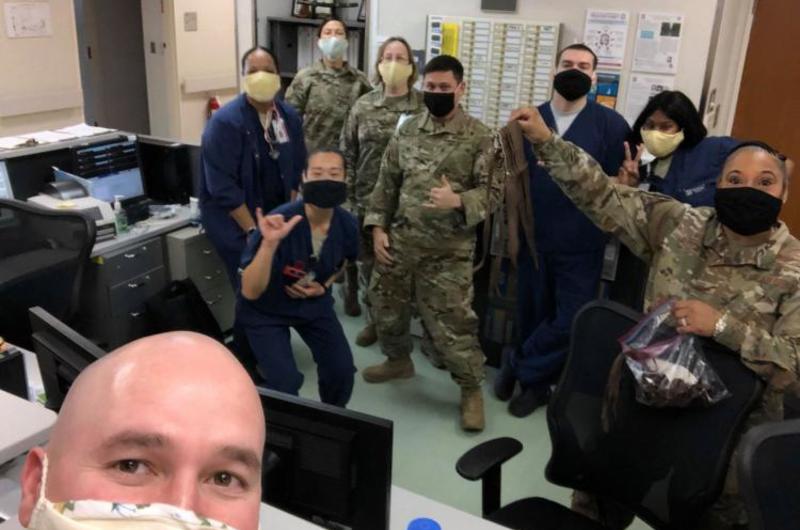 In response to the COVID 19 crisis, The Mask Crusaders, a group of volunteers at Yokota Air Base have stepped up to help our medical professionals.