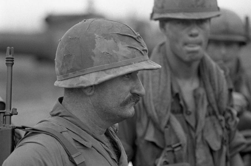 The U.S. 25th Infantry Division, 1st Brigade made a helicopter assault just south of the Ho Bo Woods at about 8 a.m. Sunday morning.