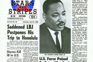 Front page from Apr. 6, 1968